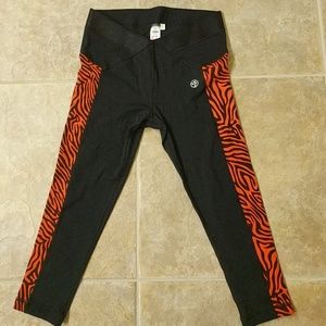 Zumba workout capris m